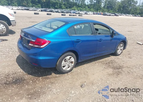 2013 Honda Civic Lx из США, поврежденный, VIN 19XFB2F55DE220010